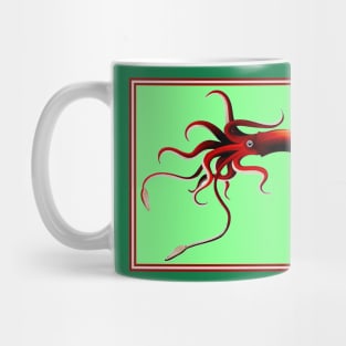 Giant Squid : Deep Water Sea Creature Print Mug